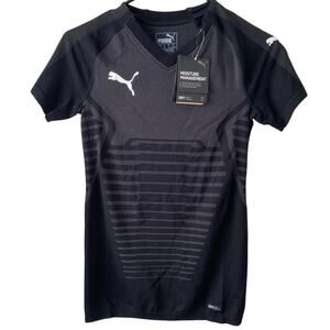 NEW PUMA Junior's Final EvoKNIT Jersey Black Size XL Soccer Sports